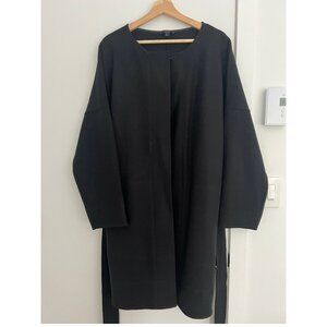 COS wool wrap black dress - size M - great condition